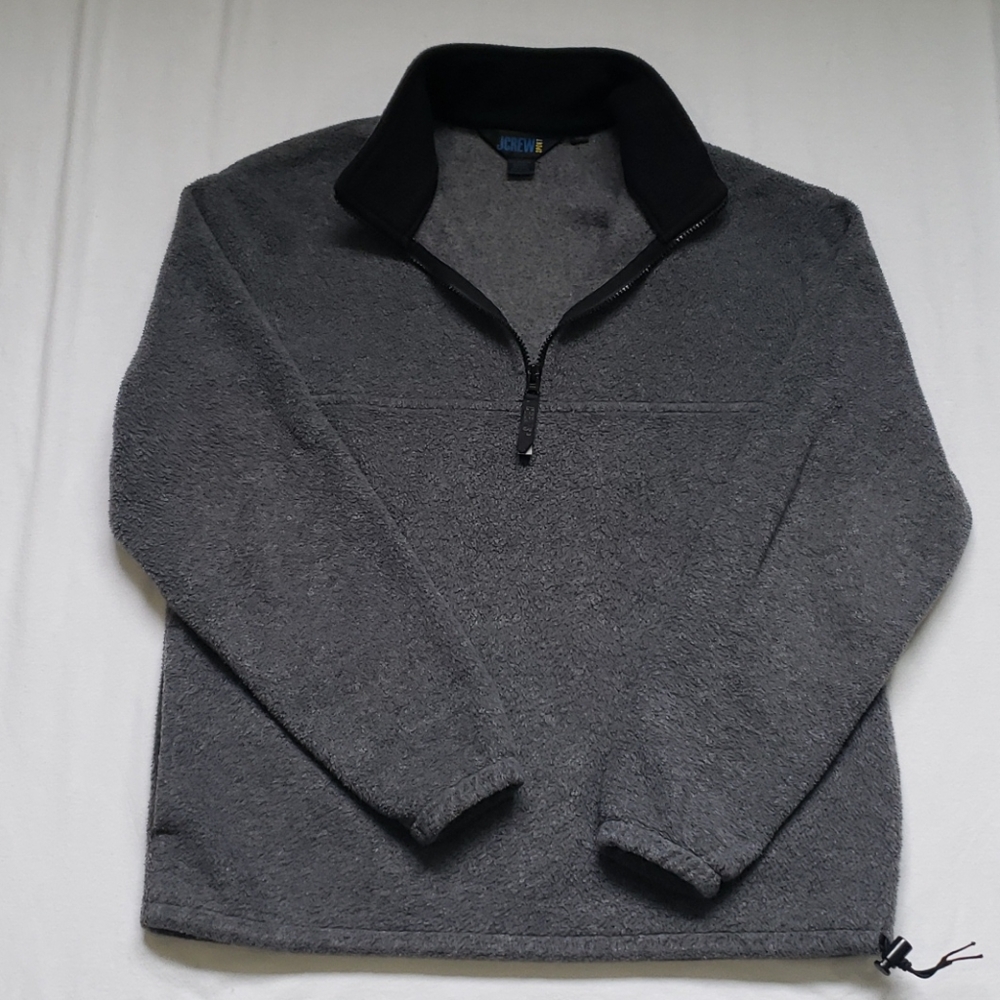 Vtg J Crew Quarter-Zip Fleece Women's Size Medium